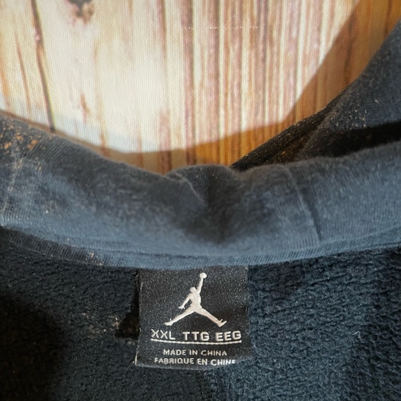 Air Jordan Jacket Hoodie Tie Dyed Bleached Number On Hoodie - Picture 3 of 13